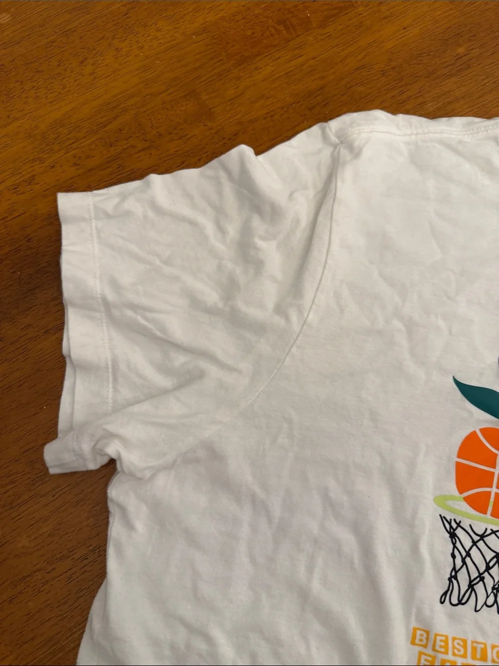 Jordan White Atlanta Graphic Tee with Multicolor Icons xxl